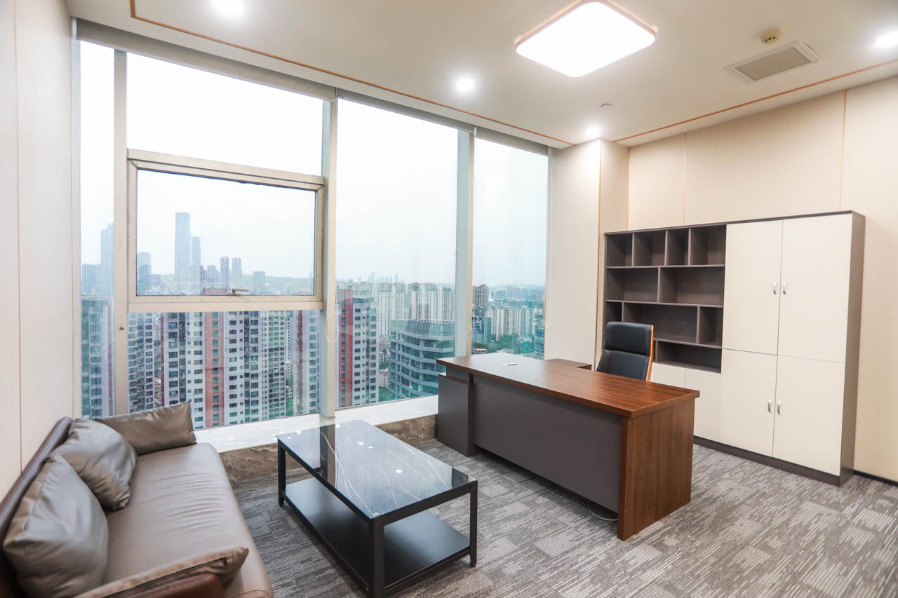 【测试】凤岭北甲级写字楼 阳光金融大厦150平 带全套家具 24小时空调